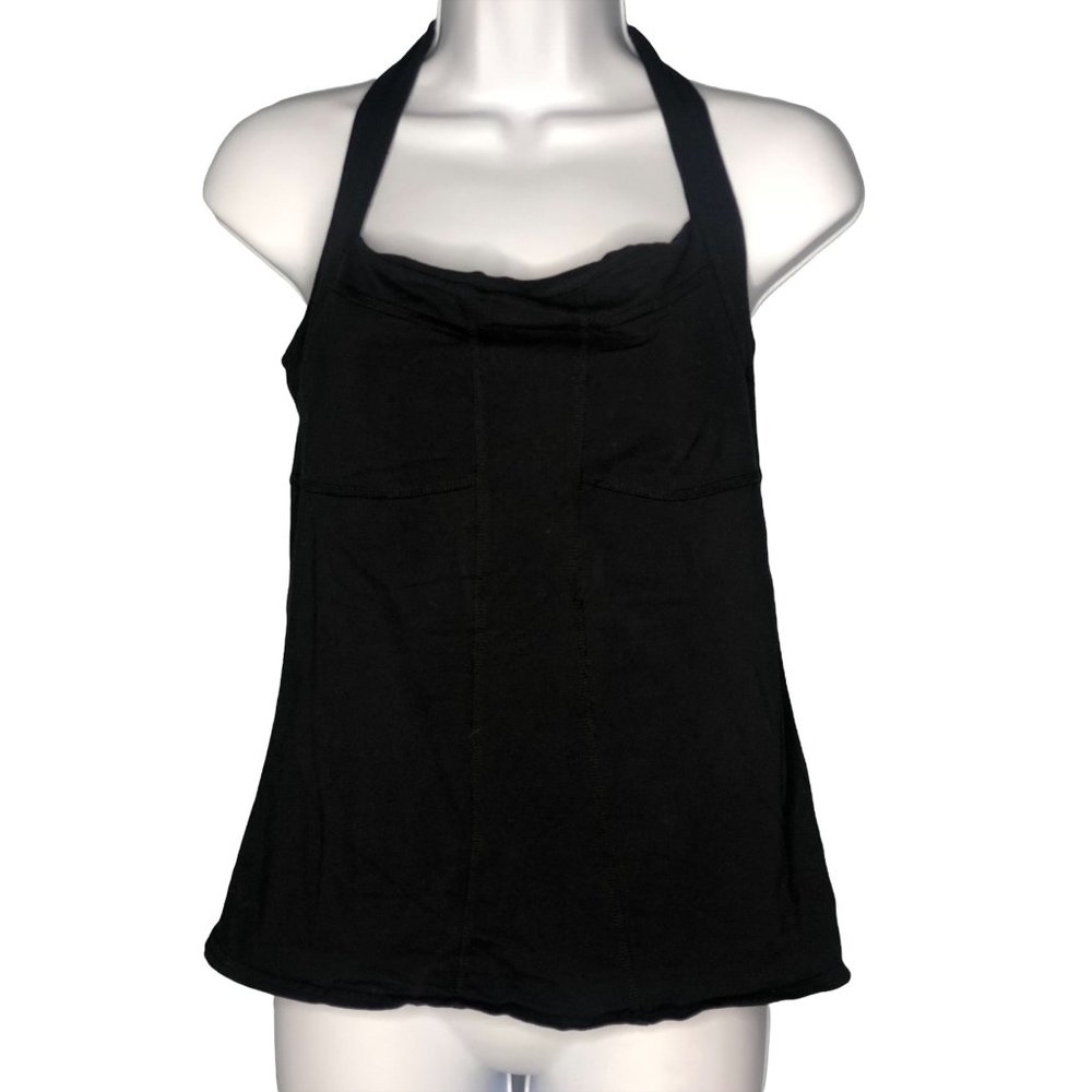 Athleta haulter top med black